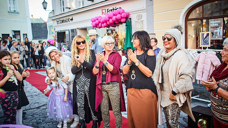 Ein Foto von der Modenschau des H3 fashion mit Passion
