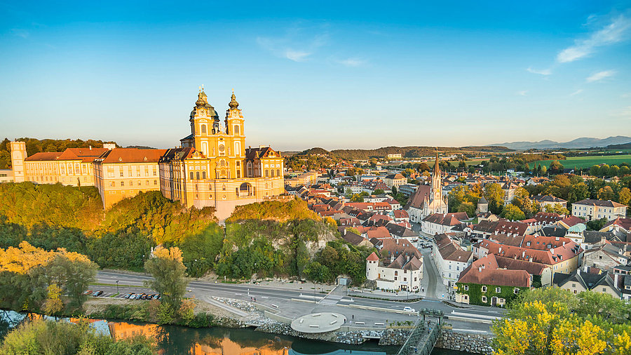 Blick über Melk
